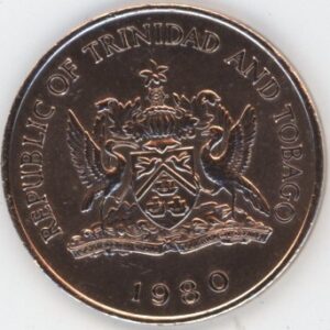 Trinité et Tobago 5 Cents 1980 (ss+)