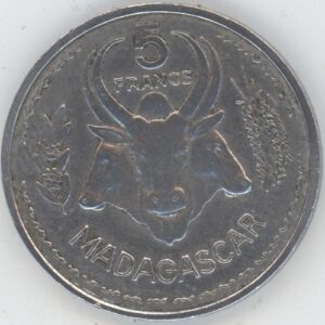 Madagascar 5 Francs 1953 (ss)
