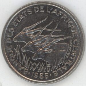 Etats de l'Afrique Centrale 50 Francs 1985 A (vz)