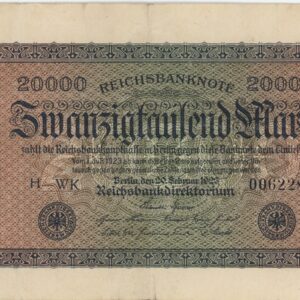 Germany Reichsbanknote 20000 Mark 1923