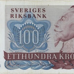 Suède 100 Kronor 1985