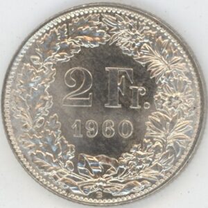 2 Francs 1960 (vz-unz)