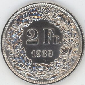 2 Francs 1939 (vz-unz)
