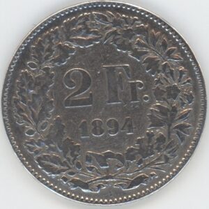 2 Francs 1894 (s-)