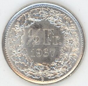 50 Centimes 1967 (vz-unz)