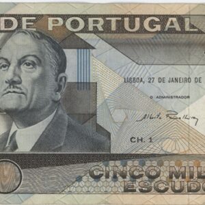 Portugal 5000 Escudos 1981