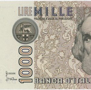 Italie 1000 Lire 1982 Neuf