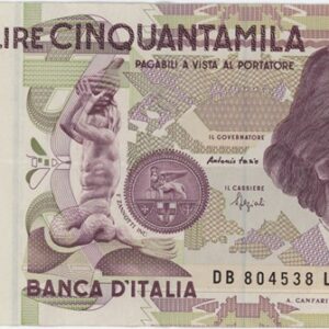 Italie 50 000 Lire 1992