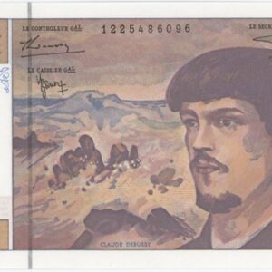 France 20 Francs 1997 Debussy Neuf