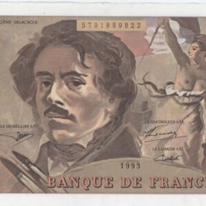 France 100 Francs 1993 Delacroix