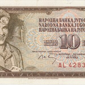 Yougoslavie 10 Dinara 1968