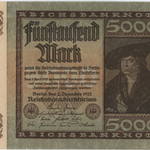 Germany Reichsbanknote 5000 Mark 1922