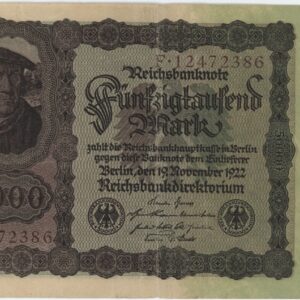 Germany Reichsbanknote 50000 Mark 1922