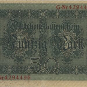Germany Darlehenskassenschein 50 Mark 1914