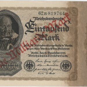 Germany Reichsbanknote 1 Milliarde Mark sur 1000 Mark 1922