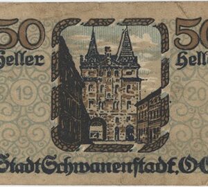 Autriche Schwanenstadt 50 Heller 1920
