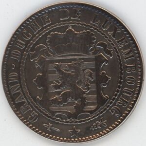 Luxembourg 10 Centimes 1870 A Guillaume III (ss)