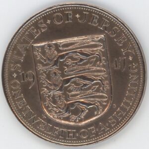 Jersey 1/12 Shillings 1947 George VI (ss-vz)